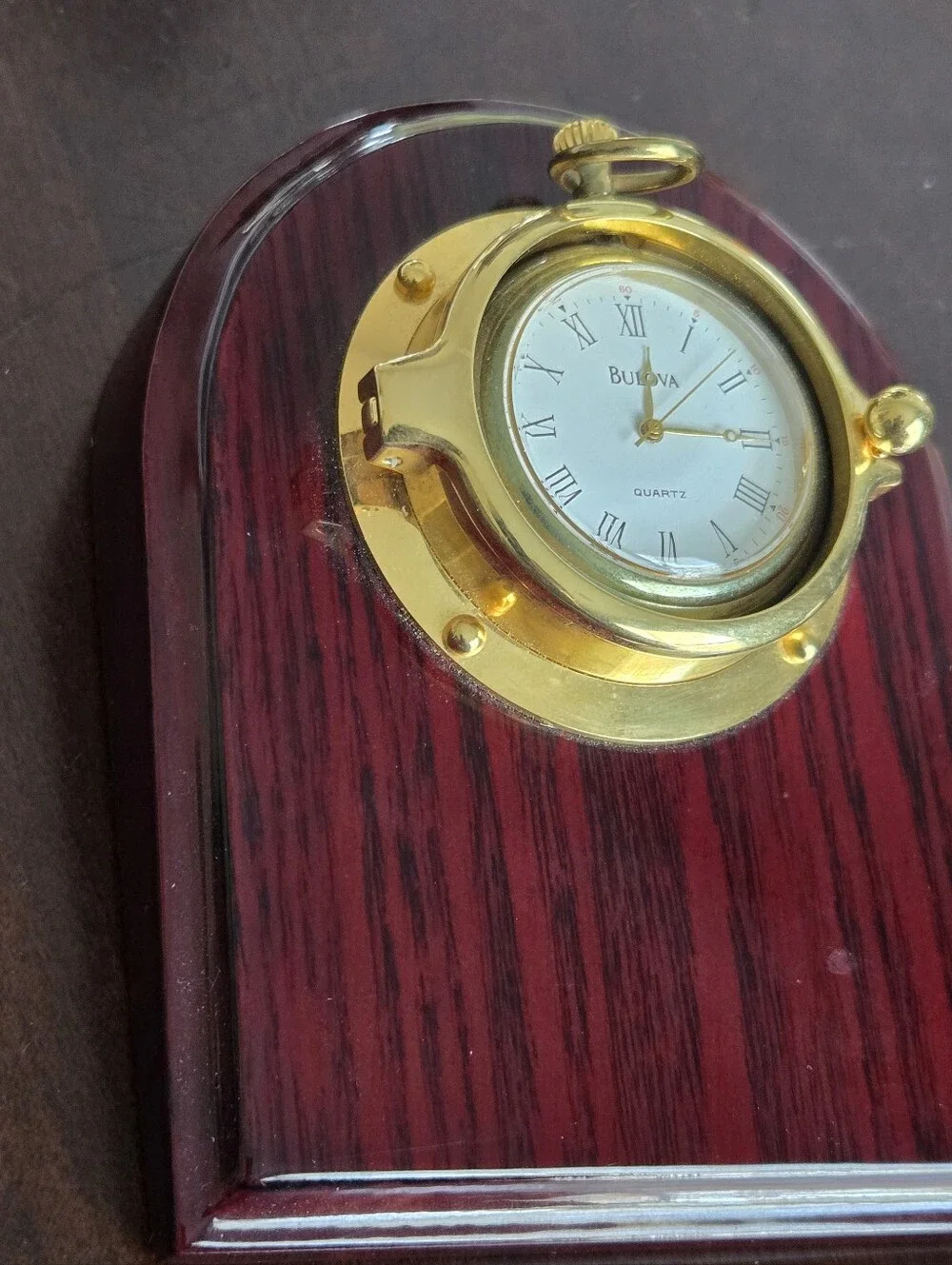 Bulova Miniature Collectible Clock Watch